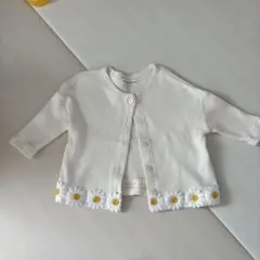 mamamalu デイジー刺繍 カーディガン　80㎝