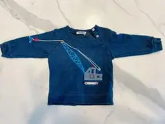 familiar クレーン刺繍 トレーナー 80cm