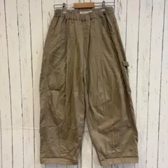 ファブリックレポート ワイドバルーンパンツ ワークパンツ 2 綿100%