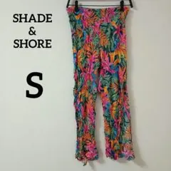 SHADE & SHORE フローラルプリント カジュアルパンツ S