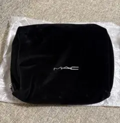 値下げ MAC ブラックベルベットポーチ ノベルティ