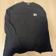 Stussy ブラック ロングスリーブ Tシャツ XL