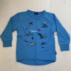 【新品未使用】klädkåp 恐竜刺繍 トレーナー 100