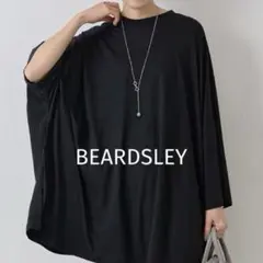 ✨2024✨BEARDSLEY ドレープビッグドルマンTee ブラック　ゆったり
