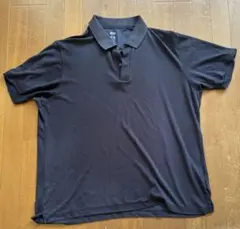 ユニクロのエアリズムコットンカノコポロシャツ(メンズ、XXL、ネイビー)です