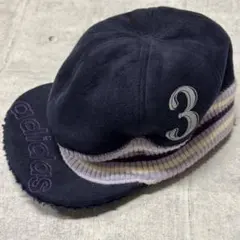 adidas フリース キャップ 帽子 ボアフリース リブ付き アディダス