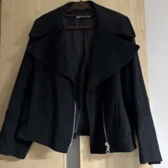 titivate ブラックジャケット ライダース ブラック