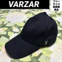 美品【値下げOK】VARZAR ベースボールキャップ フリーサイズ 黒、ブラック