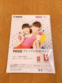 激レア当時物】キヤノン PIXUS チラシ 桐谷美玲 芦田愛菜 非売品