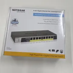 NETGEAR GS108PP 8port gigabit Ethernet