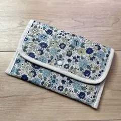 ハンドメイド＊マルチケース＊YUWAシャモニー＊ナチュラルブルー