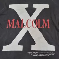 90S 93年製 日本製 マルコムエックス MALCOLM X ロンTのサムネイル