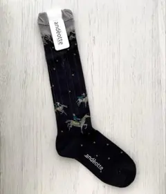 新品　ande アンデ　ハイゲージハイソックス　日本製 ホース 馬　うま