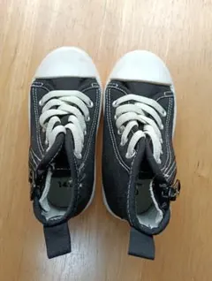 【ほぼ新品】BREEZE ハイカットスニーカー ブラック 14cm