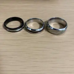 ステンレスリング 3点セット