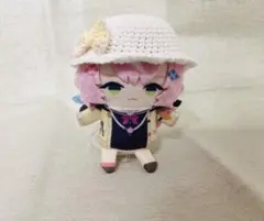 にじぱぺ 帽子 白 リボン