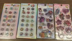 最安値　日焼けキティ　サンリオ　ウォーターinシール&おはじきシール　４点セット