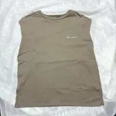 Champion ノースリーブTシャツ Lサイズ ベージュ