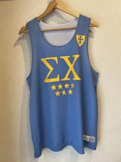 ΣΧ タンクトップ 青 FRONT LAWN 1