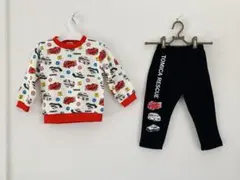 トミカ スウェット セットアップ 裏起毛 90cm