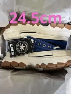 コンバース オールスター100 トレックウエーブOX ブルー/ガム 24.5cm