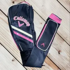 美品　Callaway ゴルフ クラブケース ネイビー ピンクのサムネイル