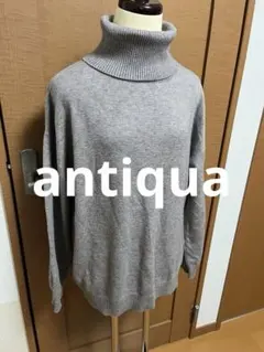 antiqua アンティカ　タートルネック フリーサイズ
