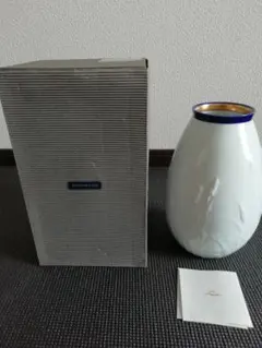 深川製磁 東風瑠璃花生 花瓶EIKO 深川恵以子 - メルカリ