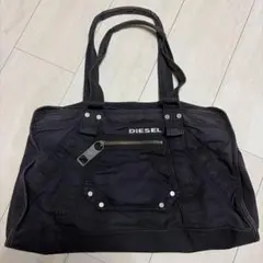 00s y2k DIESEL big studs レザー トートバッグ ブラック - メルカリ