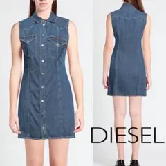 DIESEL デニム ノースリーブ ワンピースのサムネイル