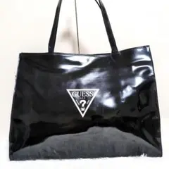 GUESS ゲス エナメル トートバッグ ハンドバッグ バック