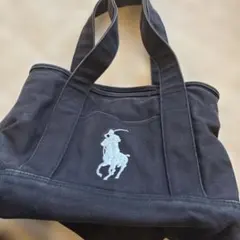 ラルフローレン　ミニトートバッグ　ポロ　キャンバスバッグ