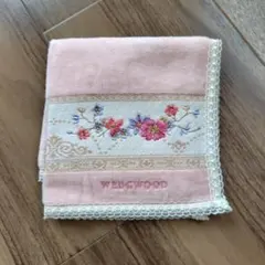 ◆Wedgwood◆タオルハンカチ ピンク 新品未使用のサムネイル