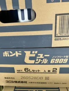 コニシ ボンド ビューシール 6909 6Lセット×2 15kg - メルカリ