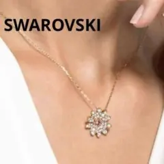 スワロフスキー Venetie Small ネックレス クリスタル黒 大ぶり - メルカリ
