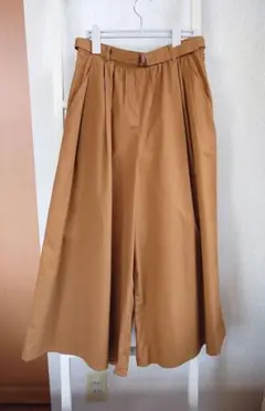 jfc キャメル　ワイドレッグ ガウチョパンツ
