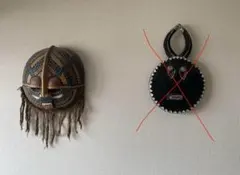 【連休SALE】アフリカンマスク　仮面　プリミティブ