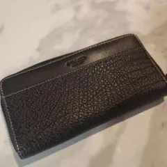 COACH 未使用　長財布 新品 COACH コーチ 長財布 グリーン 緑 Cロゴ ストラップ付き