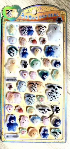 【正規品】mojojojo うるちゅるポップシール