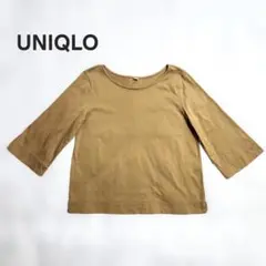 UNIQLO マーセライズコットン ワイドスリーブT（7分袖）