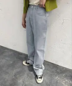 apres jour mignon ストレートジーンズ ブルーのサムネイル