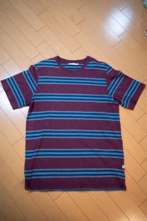 WOOD WOOD ボーダーTシャツ メンズ 北欧ブランド ストリートのサムネイル