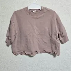 cottoli コトリ 長袖カットソー 80 ピンク バースデイ