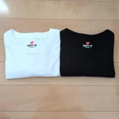 Hanes BEEFY ヘインズ ビーフィー Ｔシャツ ２点セット 白 黒 XL