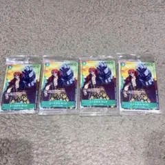 未開封　ワンピースカードゲーム　緑　ユースタスキッド　プロモ　4枚セット
