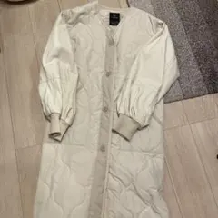 w closet キルティングジャケット アイボリー