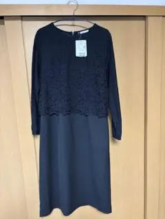 新品タグ付き、GLACIER レース長袖ワンピース M