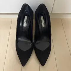 SEVEN TWELVE THIRTY/パンプス （ブラックスエード）24.5