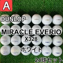り*ん様 【A2118】ダンロップ ミラクルエブリオ X328 ホワイト 24球のサムネイル