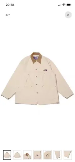 ザノースフェイス パープルレーベル　デニムフィールドジャケット